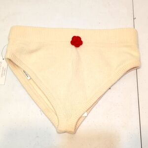 For Love & Lemons white knit short shorts size medium